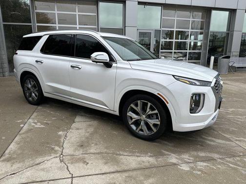 Hyper White 2021 Hyundai PALISADE Limited