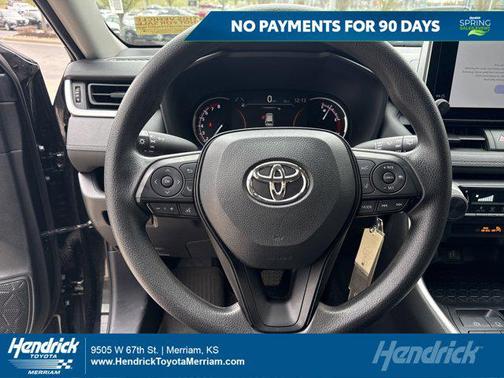 Midnight Black Metallic 2025 Toyota RAV4 LE