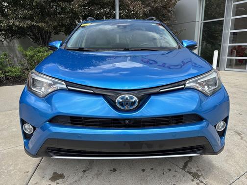 Electric Storm Blue 2017 Toyota RAV4 Hybrid Limited