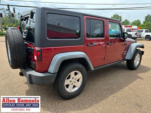 Deep Cherry Red Crystal Pearlcoat 2011 Jeep Wrangler Unlimited Sport