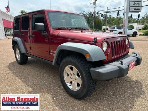 Deep Cherry Red Crystal Pearlcoat 2011 Jeep Wrangler Unlimited Sport