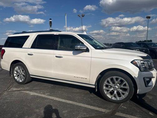 White Platinum Clearcoat Metallic 2018 Ford Expedition Max Platinum