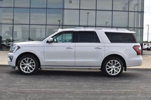 White Platinum Clearcoat Metallic 2018 Ford Expedition Max Platinum