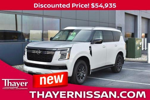Aspen White Tricoat 2025 Nissan Armada SV 4WD