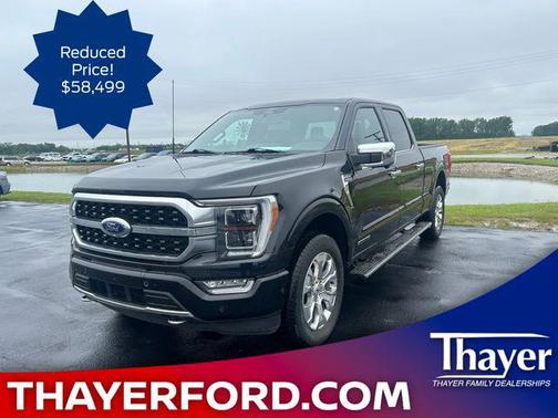 Agate Black Metallic 2023 Ford F-150 Platinum