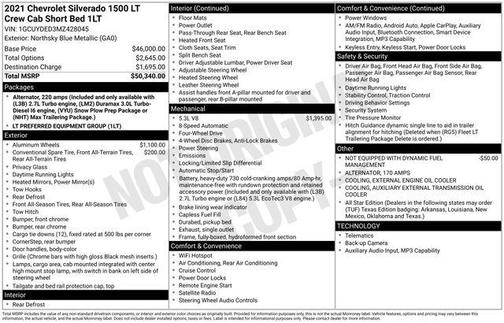 2021 Chevrolet Silverado 1500 LT
