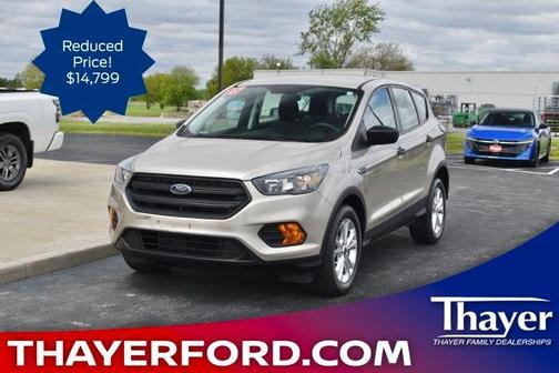 White Gold Metallic 2018 Ford Escape S