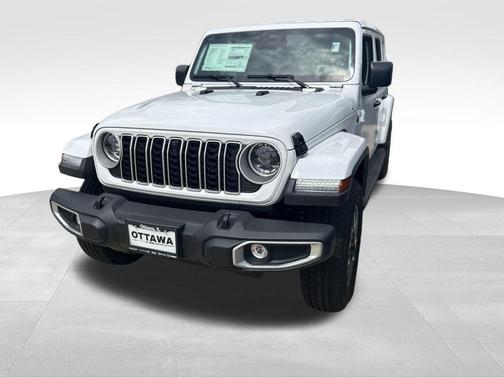 bright white clearcoat 2026 Jeep Wrangler 4-Door Sahara 4x4
