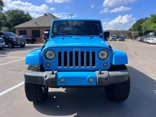 Blue 2017 Jeep Wrangler Unlimited Sahara