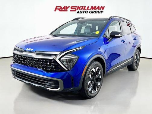 Sapphire Blue 2024 Kia Sportage X-Line