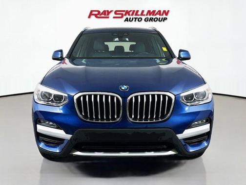 Blue Metallic 2021 BMW X3 xDrive30i