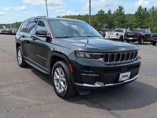 Diamond Black Crystal Pearlcoat 2022 Jeep Grand Cherokee L Limited