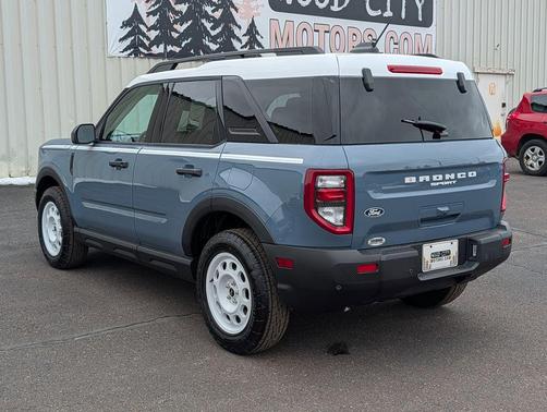 Azure Gray Metallic Tri-Coat 2026 Ford Bronco Sport Heritage