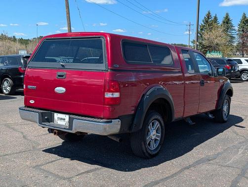 Red 2007 Ford F-150 XLT SuperCab