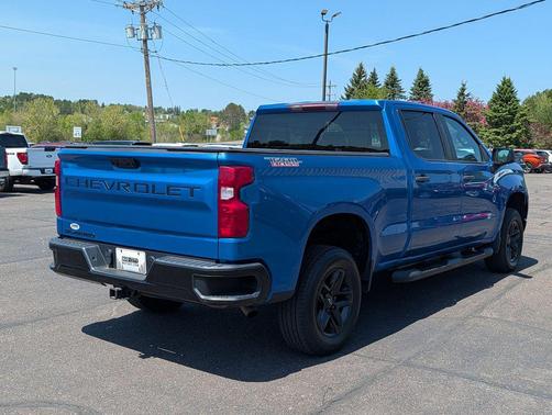 Blue 2022 Chevrolet Silverado 1500 Custom Trail Boss