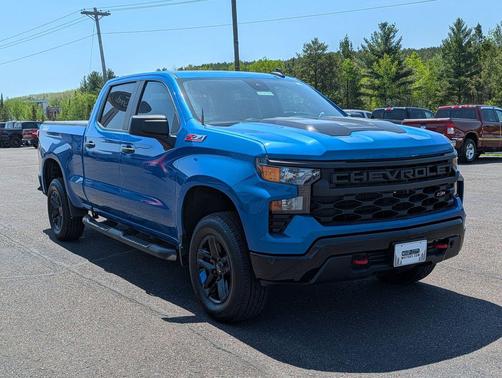 Blue 2022 Chevrolet Silverado 1500 Custom Trail Boss