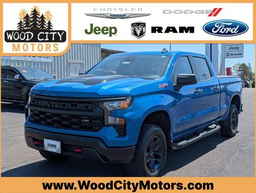 Blue 2022 Chevrolet Silverado 1500 Custom Trail Boss