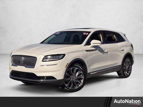 Pristine White Metallic Tri-Coat 2023 Lincoln Nautilus Reserve