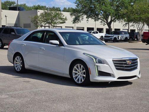 Crystal White Tricoat 2015 Cadillac CTS 2.0L Turbo Luxury