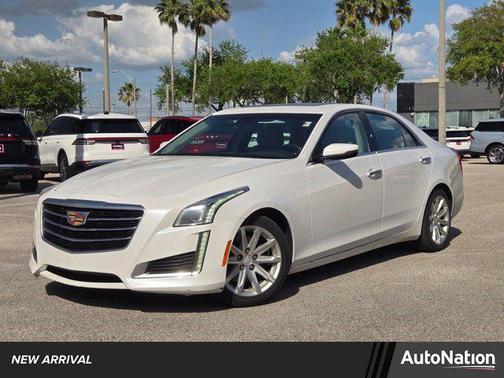 Crystal White Tricoat 2015 Cadillac CTS 2.0L Turbo Luxury