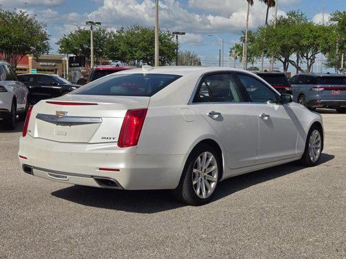 Crystal White Tricoat 2015 Cadillac CTS 2.0L Turbo Luxury