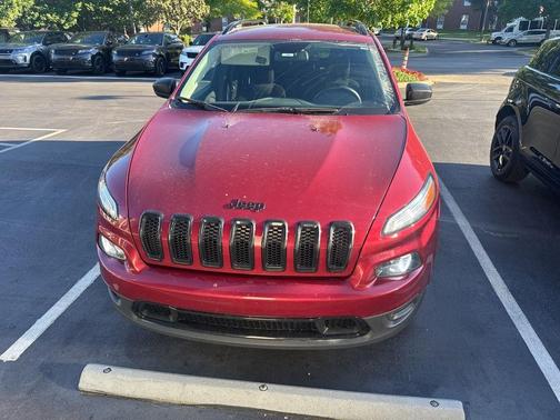 Deep Cherry Red Crystal Pearlcoat 2017 Jeep Cherokee Sport