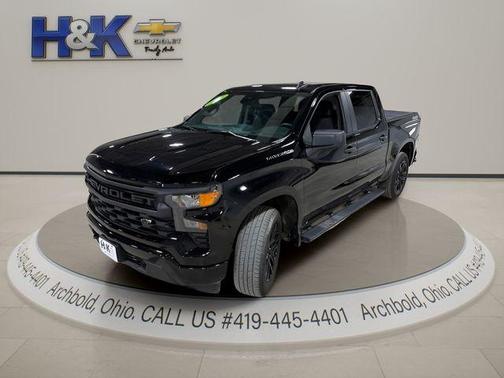 Black 2022 Chevrolet Silverado 1500 Custom