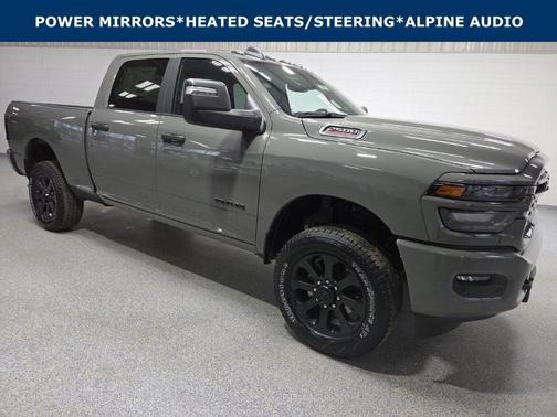 Ceramic Gray Clear-Coat Exterior Paint 2026 RAM 2500 Big Horn Crew Cab 4x4 6'4' Box