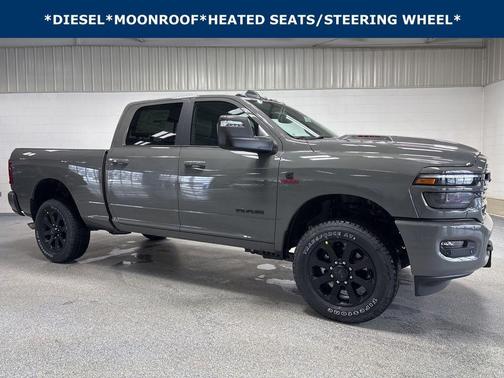 Ceramic Gray Clear-Coat Exterior Paint 2026 RAM 2500 Laramie Crew Cab 4x4 6'4' Box