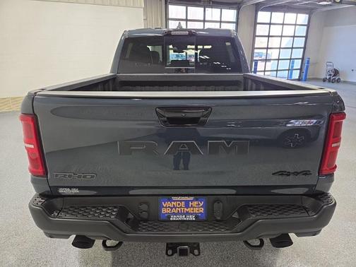 Forged Blue Metallic Exterior Paint 2026 RAM 1500 RHO Crew Cab 4x4 5'7' Box