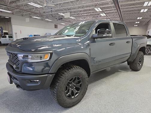 Forged Blue Metallic Exterior Paint 2026 RAM 1500 RHO Crew Cab 4x4 5'7' Box