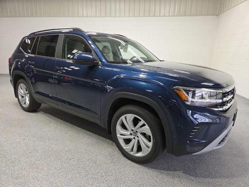 Tourmaline Blue Metallic 2022 Volkswagen Atlas 3.6L SE w/Technology