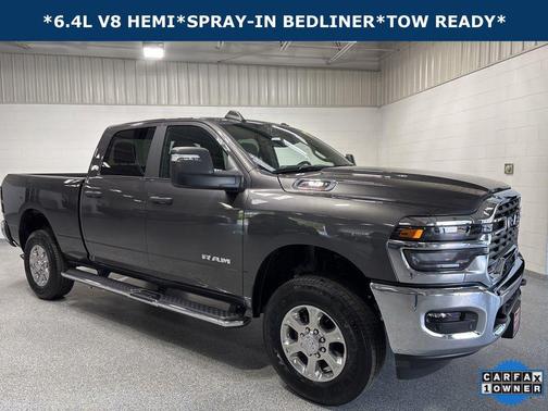 Granite Crystal Metallic Clearcoat 2025 RAM 2500 Big Horn Crew Cab 4x4 6'4' Box