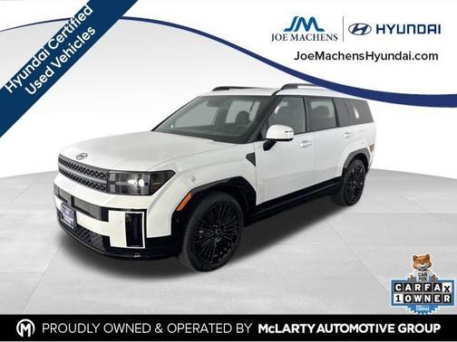 Serenity White 2025 Hyundai SANTA FE HEV Calligraphy