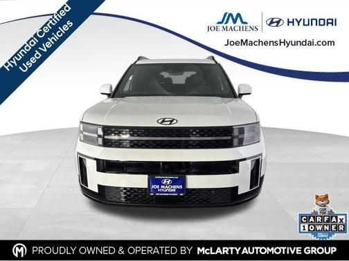 Serenity White 2025 Hyundai SANTA FE HEV Calligraphy