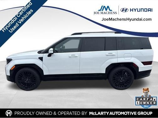 Serenity White 2025 Hyundai SANTA FE HEV Calligraphy
