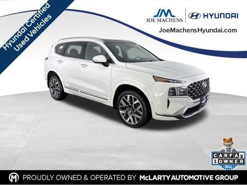 Serenity White Pearl 2023 Hyundai SANTA FE Calligraphy