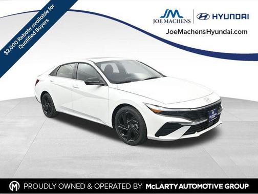 Serenity White 2026 Hyundai ELANTRA Sport