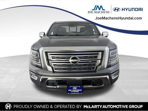 Gun Metallic 2024 Nissan Titan Platinum Reserve