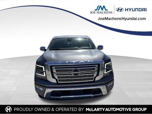 Gun Metallic 2024 Nissan Titan Platinum Reserve