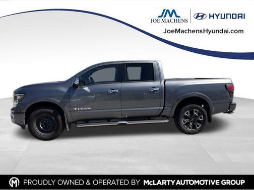 Gun Metallic 2024 Nissan Titan Platinum Reserve
