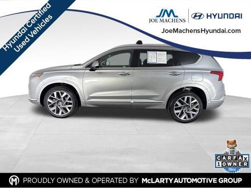 Shimmering Silver 2022 Hyundai SANTA FE Calligraphy