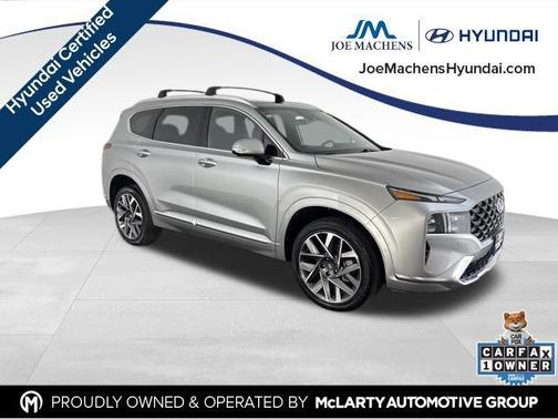 Shimmering Silver 2022 Hyundai SANTA FE Calligraphy