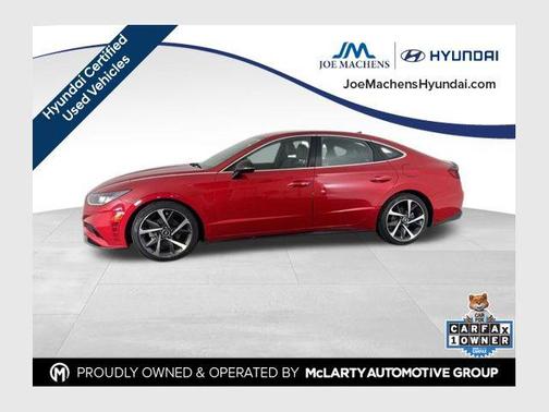 Calypso Red 2021 Hyundai SONATA SEL Plus