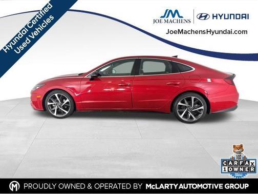Calypso Red 2021 Hyundai SONATA SEL Plus