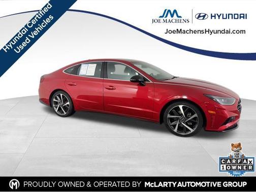 Calypso Red 2021 Hyundai SONATA SEL Plus