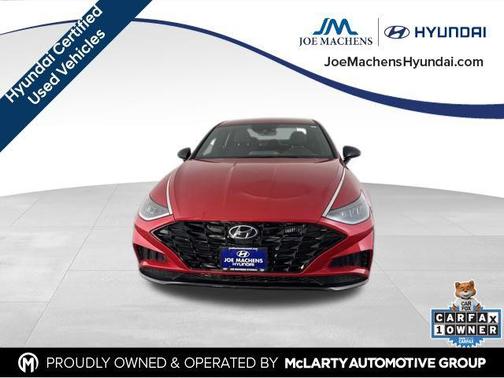 Calypso Red 2021 Hyundai SONATA SEL Plus