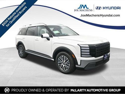 Creamy White Pearl 2026 Hyundai Palisade Hybrid SEL Premium 7P