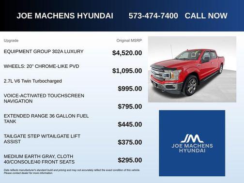 Race Red 2018 Ford F-150 XLT