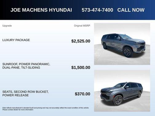 Satin Steel Metallic 2022 Chevrolet Suburban 4WD Z71